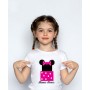 T-shirt Bambina in Poliestere "Minney Mouse"