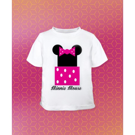 T-shirt Bambina in Poliestere "Minney Mouse"