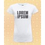 T-shirt Donna in Poliestere, "Lorem Ipsum"