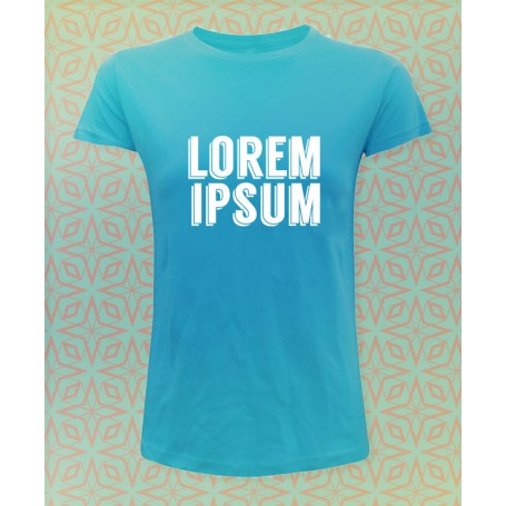 T-shirt Donna in Poliestere, "Lorem Ipsum"