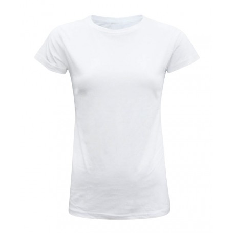 T-shirt Bianca Donna in Poliestere