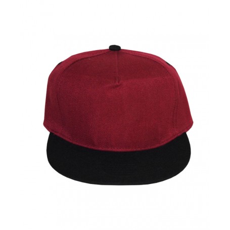 Cappellino Rosso con Visiera Nera