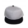 Cappellino Grigio con Visiera Nera