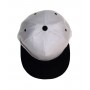 Cappellino Grigio con Visiera Nera