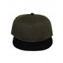 Cappellino Verde Militare con Visiera Nera