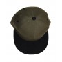 Cappellino Verde Militare con Visiera Nera