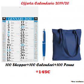 Calendario con Penna e Shopper