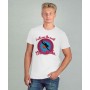 T-shirt Uomo in Poliestere "Moustache"